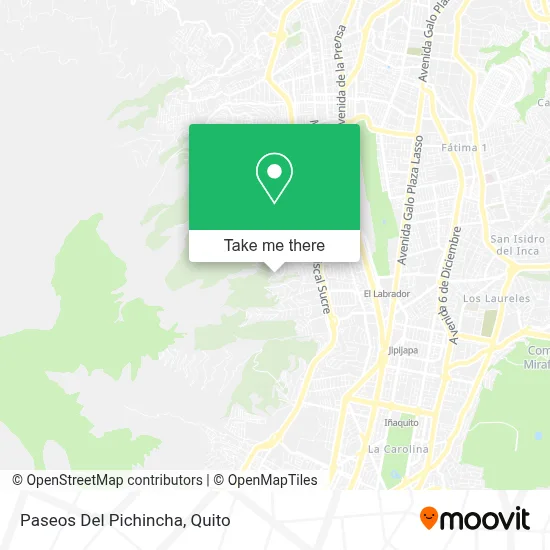 Paseos Del Pichincha map
