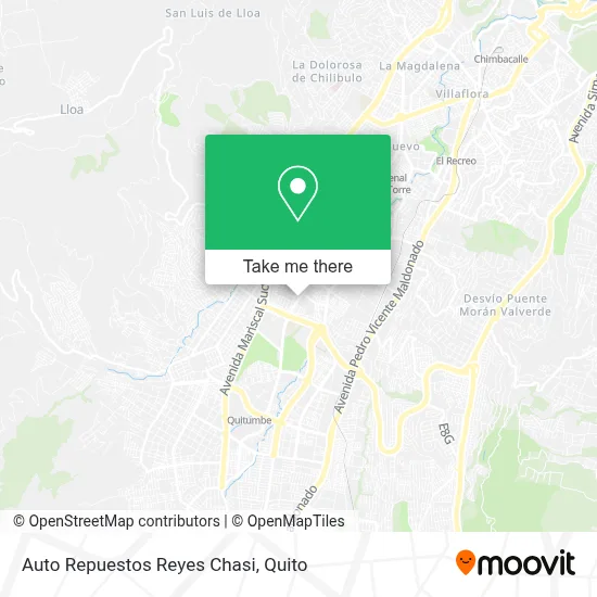 Auto Repuestos Reyes Chasi map