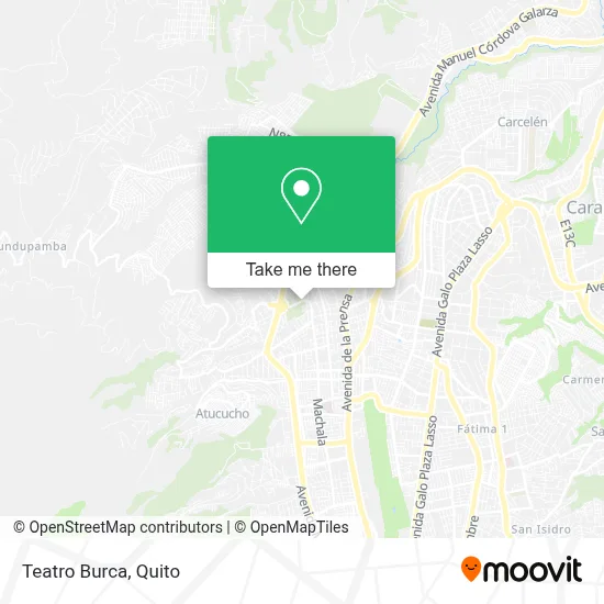 Teatro Burca map