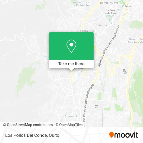Los Pollos Del Conde map