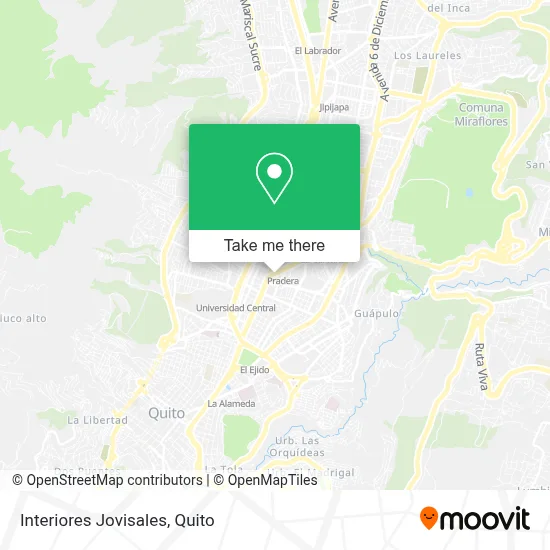 Interiores Jovisales map