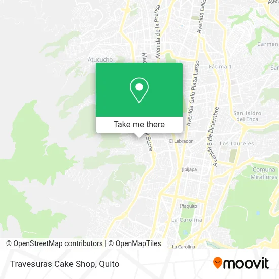 Travesuras Cake Shop map