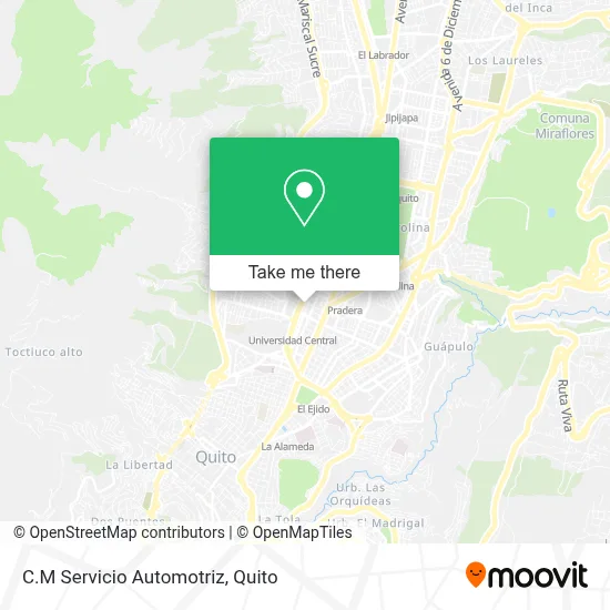 C.M Servicio Automotriz map