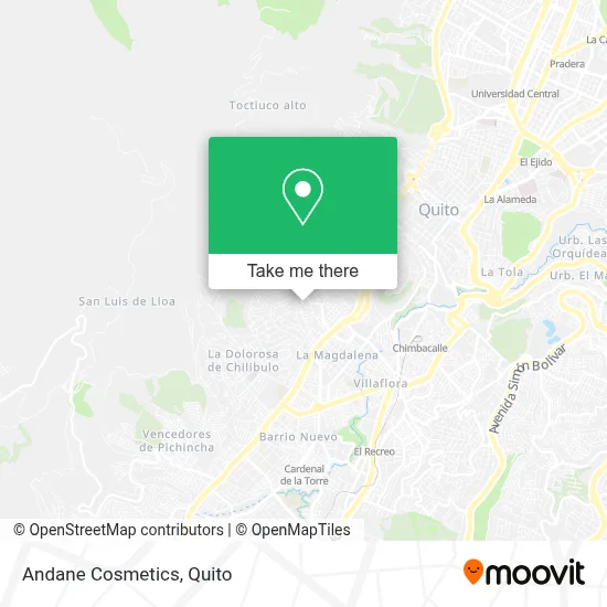 Andane Cosmetics map