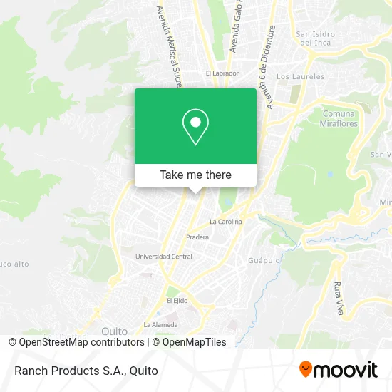 Ranch Products S.A. map