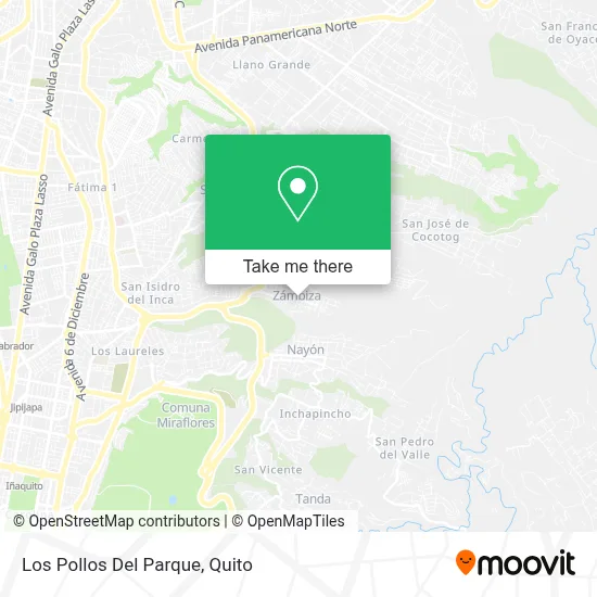 Los Pollos Del Parque map
