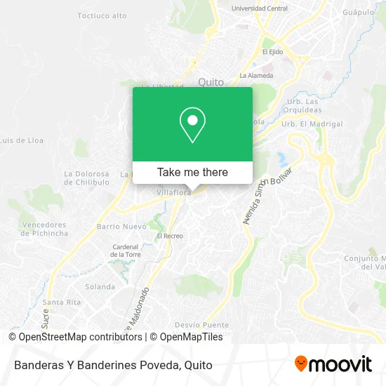 Banderas Y Banderines Poveda map