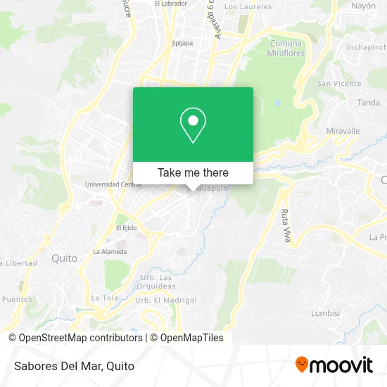 Sabores Del Mar map