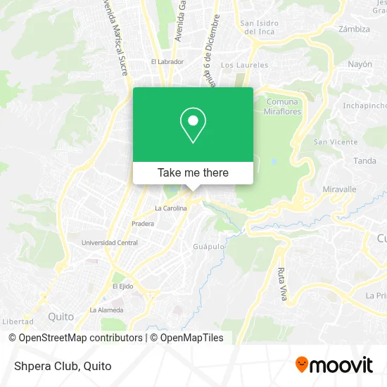 Shpera Club map
