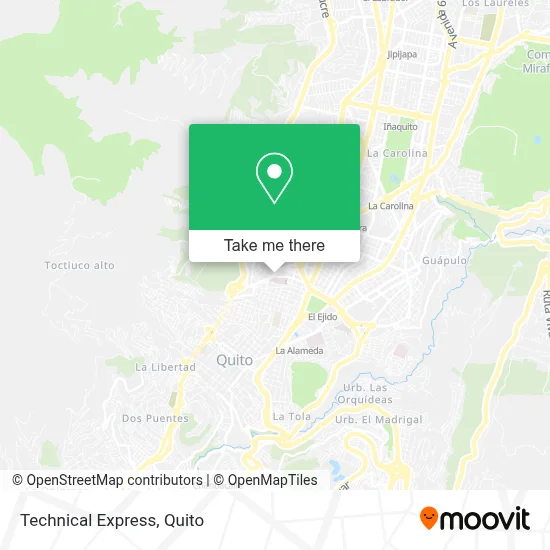 Technical Express map
