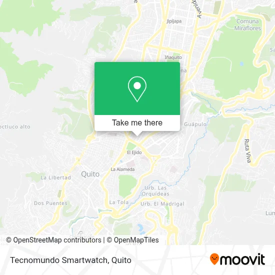 Tecnomundo Smartwatch map