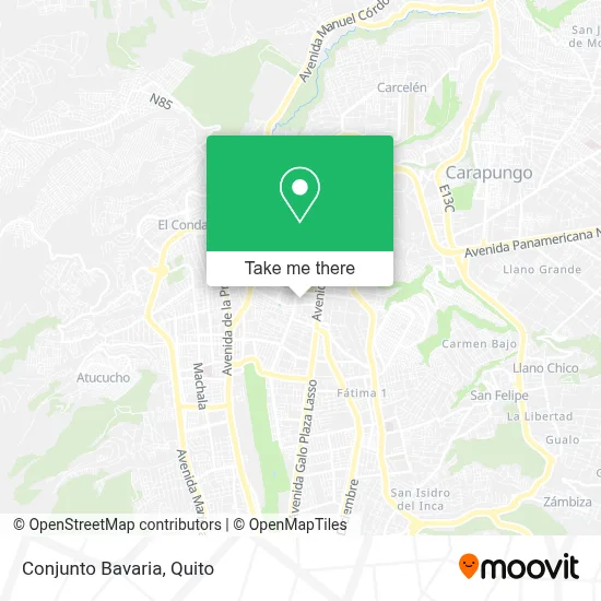 Conjunto Bavaria map