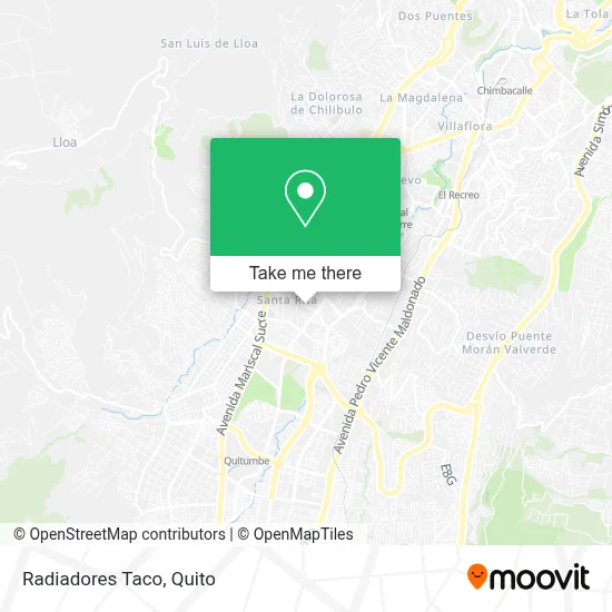 Radiadores Taco map