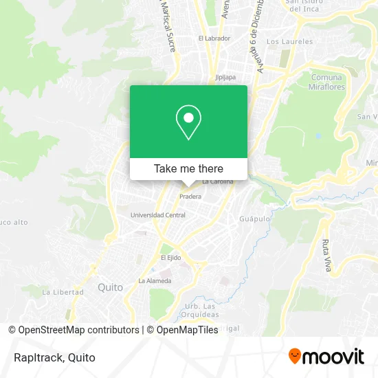 Rapltrack map
