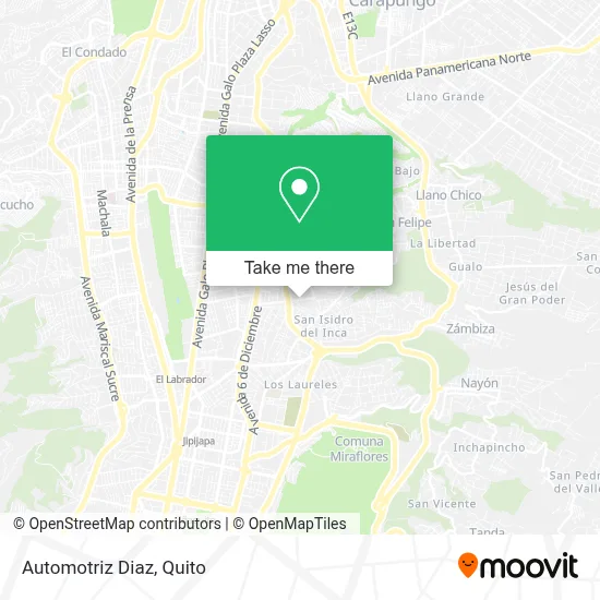 Automotriz Diaz map