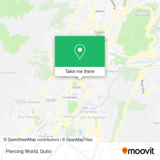 Piercing World map