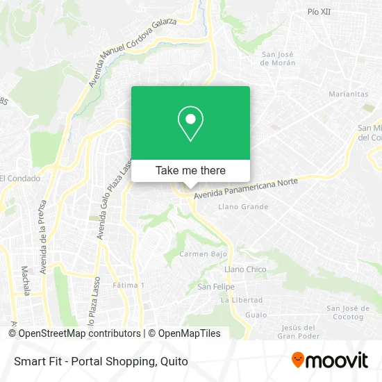 Smart Fit - Portal Shopping map