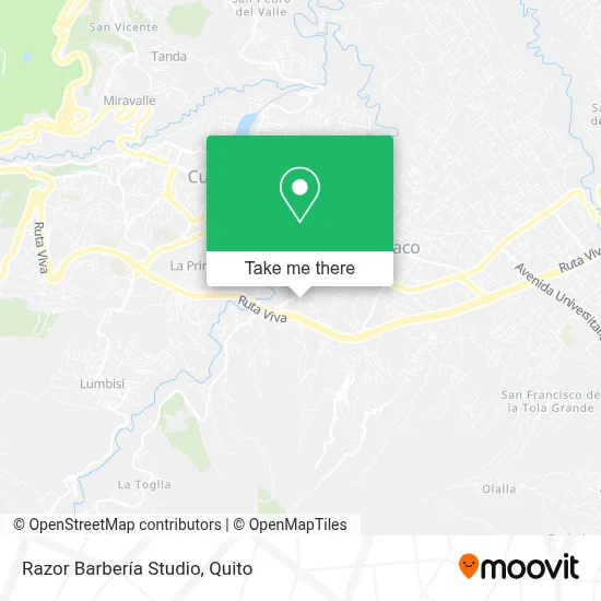 Razor Barbería Studio map
