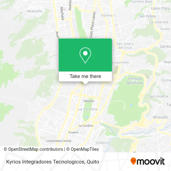 Kyrios Integradores Tecnologicos map