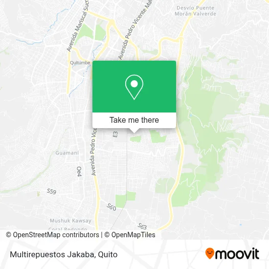 Multirepuestos Jakaba map