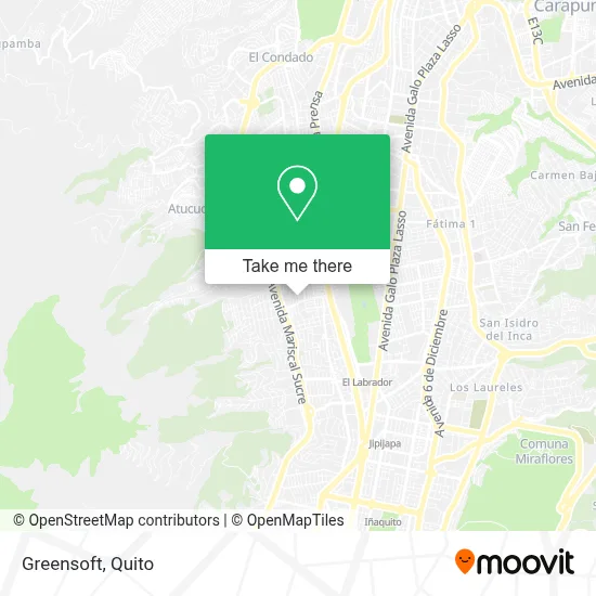 Greensoft map