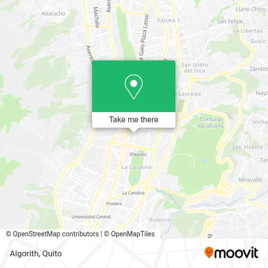 Algorith map
