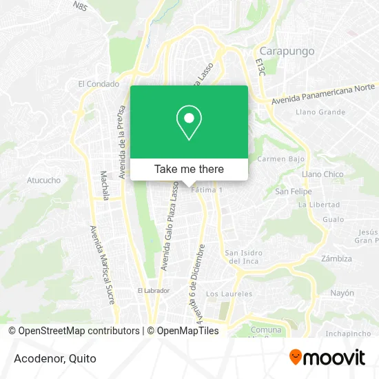 Acodenor map