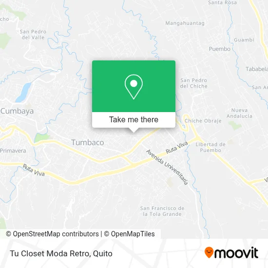Tu Closet Moda Retro map