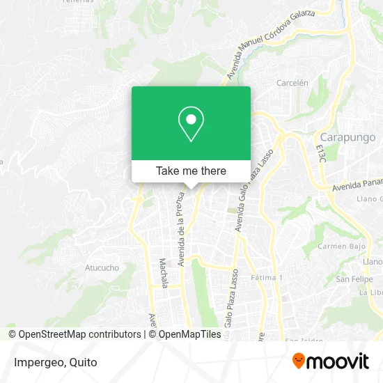 Impergeo map