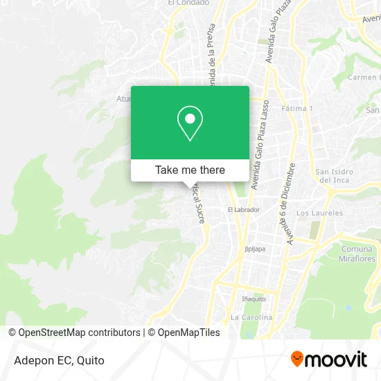Adepon EC map