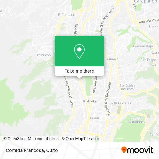 Comida Francesa map