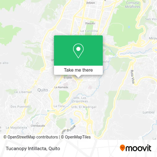 Tucanopy Intillacta map