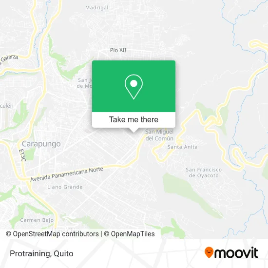 Protraining map