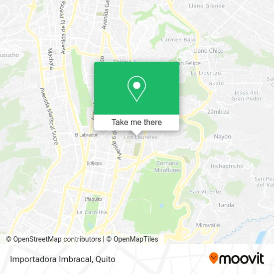 Importadora Imbracal map