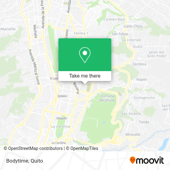 Bodytime map