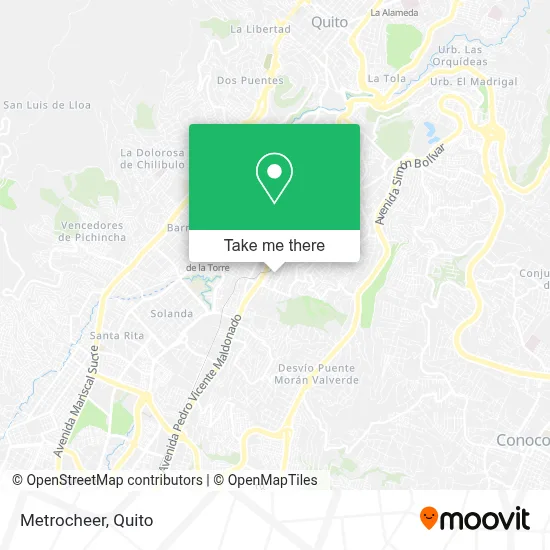 Metrocheer map