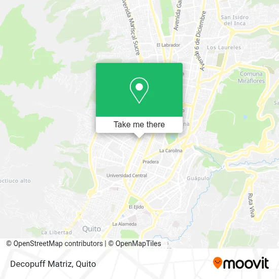Decopuff Matriz map