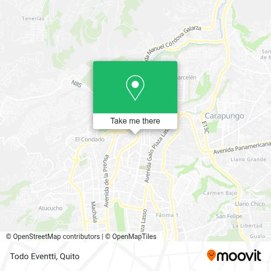 Todo Eventti map