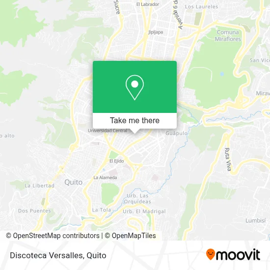 Discoteca Versalles map