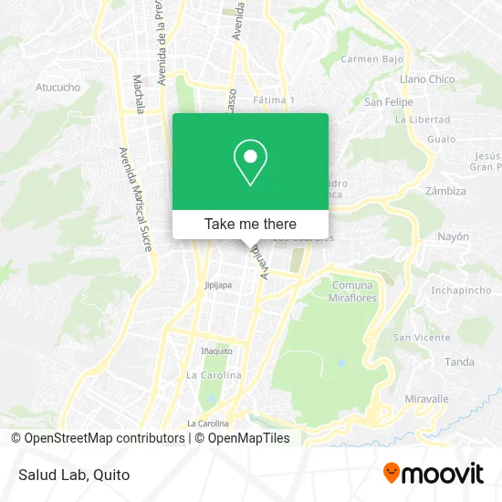 Salud Lab map