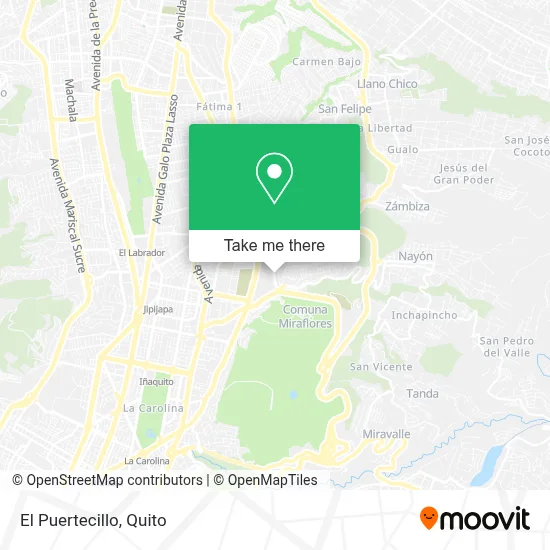 El Puertecillo map