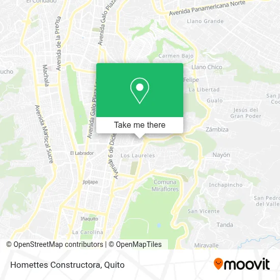 Homettes Constructora map