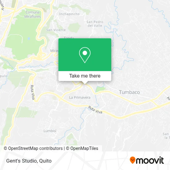 Gent's Studio map