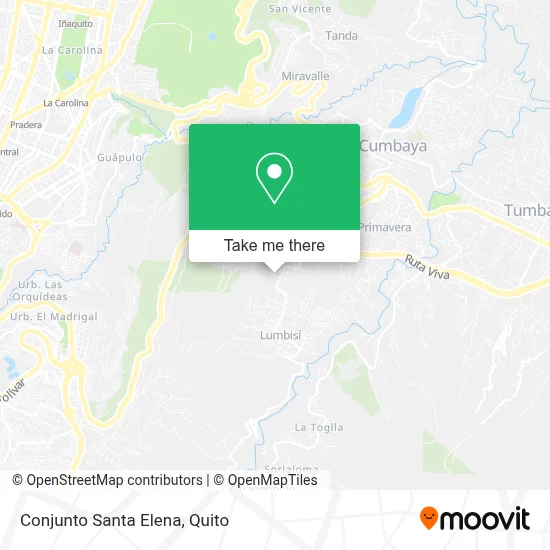 Conjunto Santa Elena map