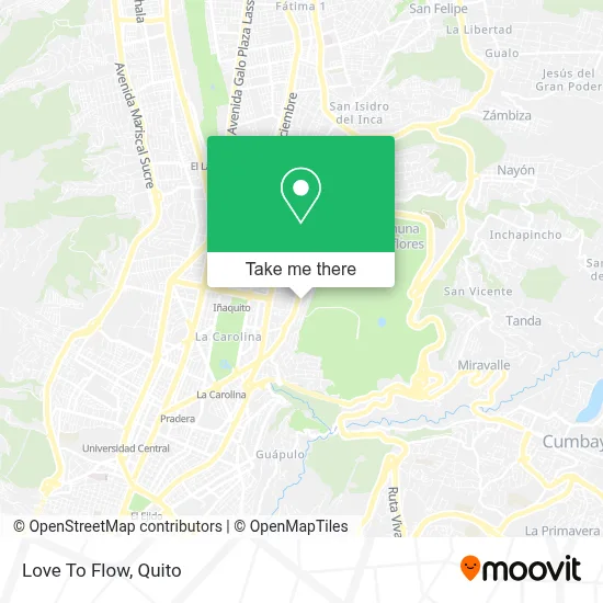 Love To Flow map