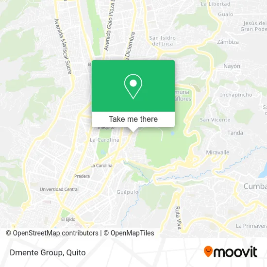 Dmente Group map