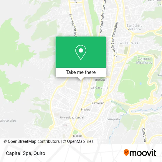 Capital Spa map
