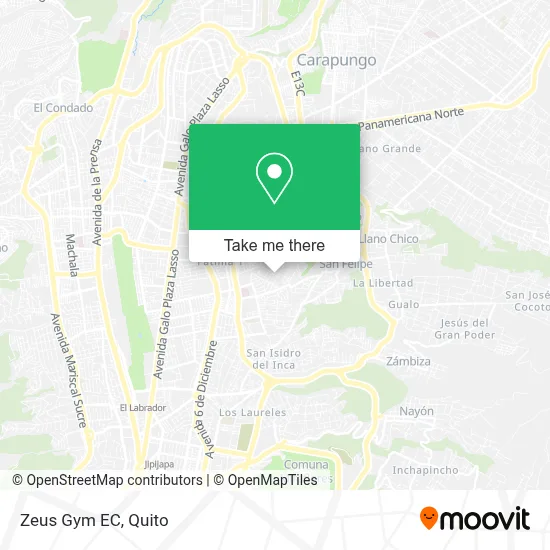 Zeus Gym EC map