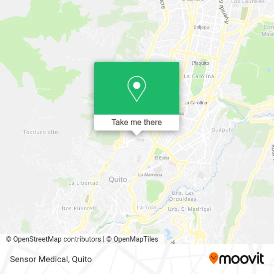 Sensor Medical map