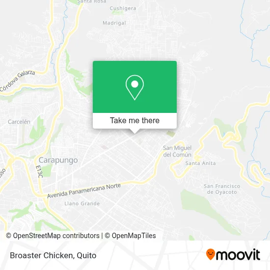 Broaster Chicken map